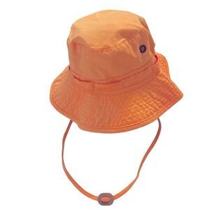 NEW Women’s Orange Summer Cotton Hat 50spf Outdoor Protection Hike Boat Camp